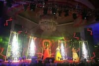 stage performance by celebrity in Mussoorie event