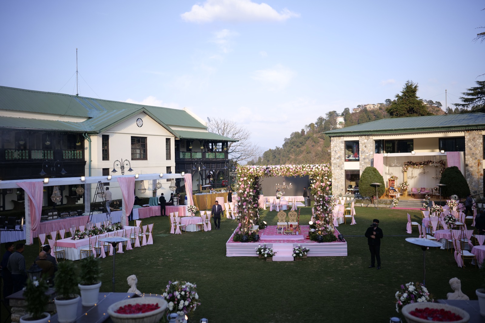 cost of wedding decorator in clock-tower?